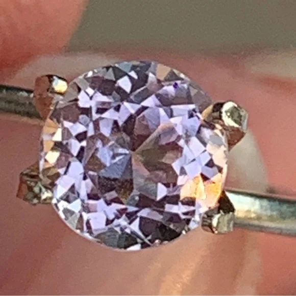 1.10 Ct Pink Tourmaline Round Faceted Gemstone - Picture 6 of 17